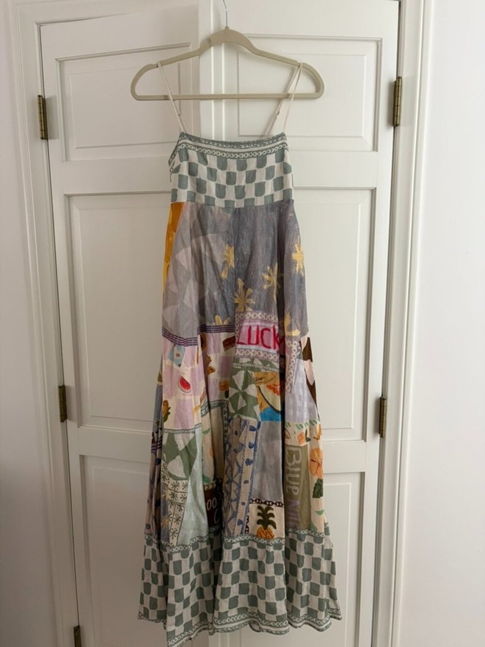 Alemais Emma Gale Dress Patchwork print sundress - US size 6, AU size 10 - Picture 5 of 12